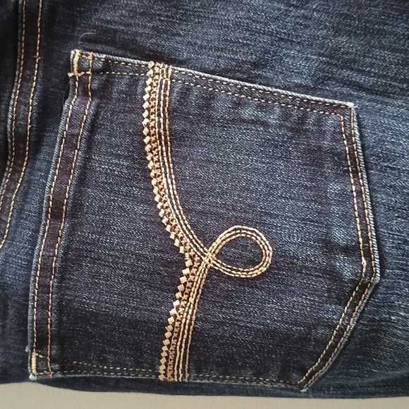 Lee Riders Women’s Sz 10P Midrise Bootcut Dark Wash  Denim - Picture 6 of 8